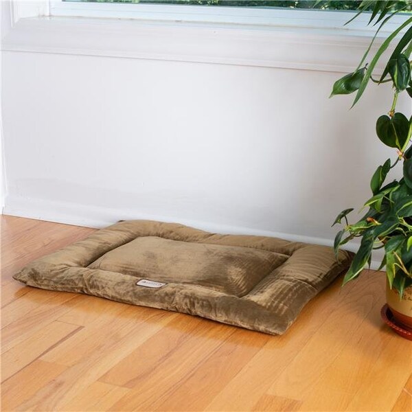 Aeromark Aeromark M01CHL-L Armarkat Pet Bed Mat-Sage Green 35 x 22 x 3 - M01CHL-L