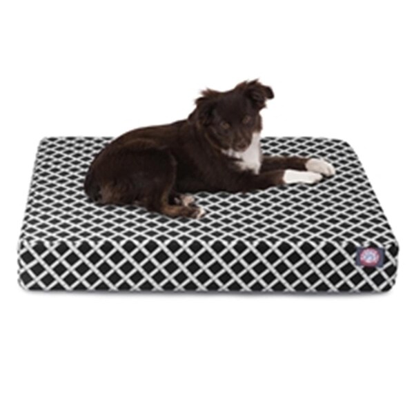 Majestic Pet Black Bamboo Small Orthopedic Memory Foam Rectangle Dog Bed - 78899551202