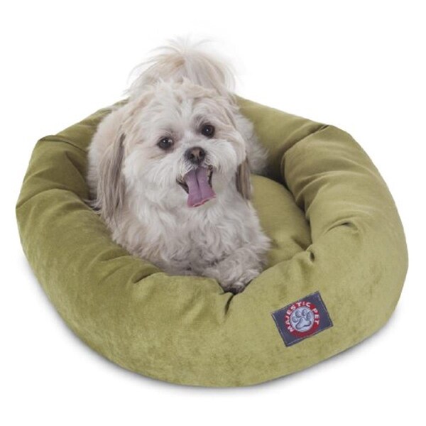 River Soap Co MajesticPet  25 in. Villa Donut Pet Bed, Apple - 788995522584
