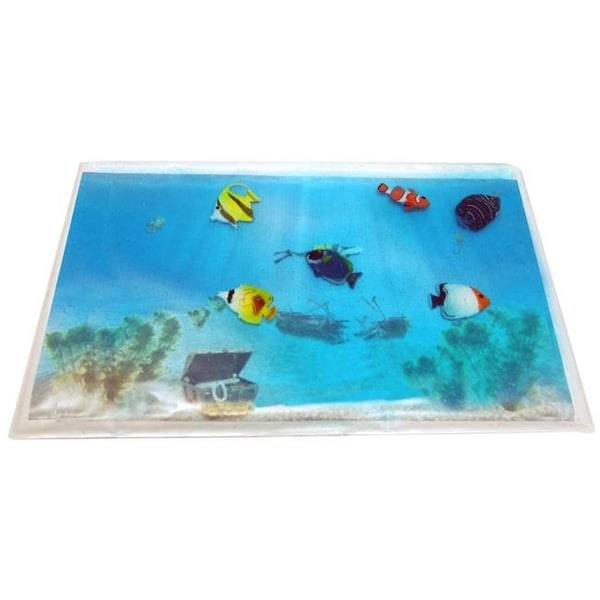 Skil-Care Skil-Care 912422 Stimulating Gel Aquarium Lap Pad with 4 Fish - 912422