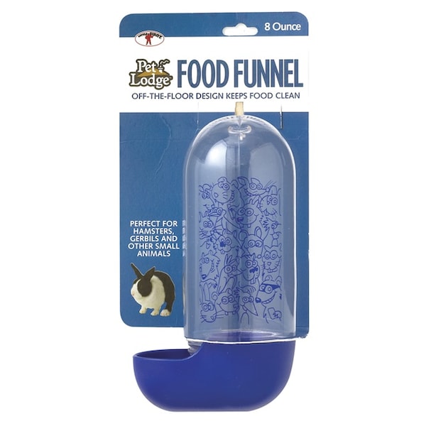 Miller Mfg Pet Lodge Food Funnel Feeder 8 oz. - 2341