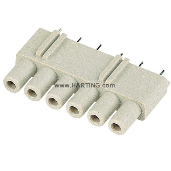 Harting Pc Board Adaptor 2, 4Mm Board, PK 10 - 09160009908