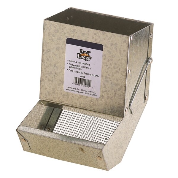 Miller Mfg Small Animal Feeder with Sifter Bottom with No Lid 7 - 2333-7