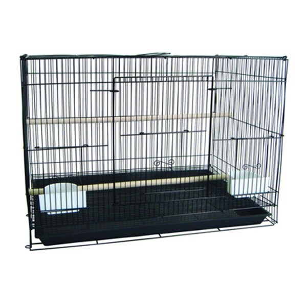 Yml Lot Of 6 Small Breeding Cages Yellow With Pink  Green - 6X2424MIX