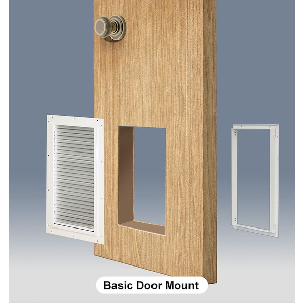 High Tech Pet Armor Flex Extreme Weather Magnetic Closure System Pet Door, small - AF2-S