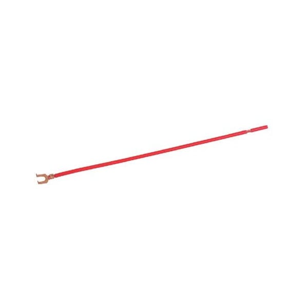 Southwire Red 14 Gauge Strand Wire Pigtail W/ Fork And Strip Terminal8 - PTST14RD