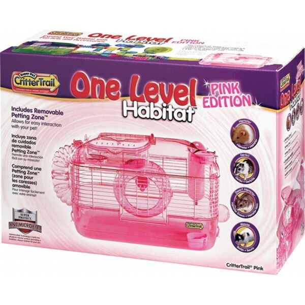 Super Pet- Crittertrail - Crittertrail Pink One Level Hb- Pink 20x11.5x11 Inch - 100079209 - 276291