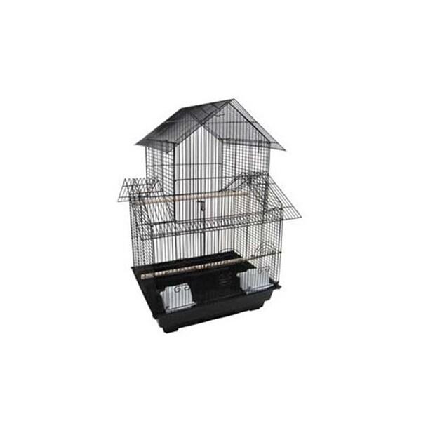 Peticare Pagoda Small Bird Cage in Black - PE145692