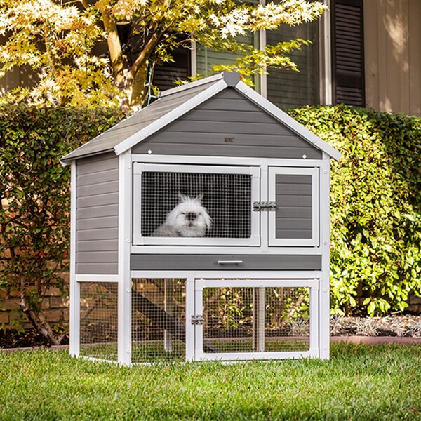 New Age Pet Huntington Rabbit Hutch - ECORH205