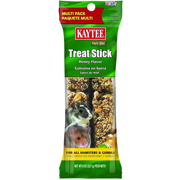 Kaytee Products Kaytee Forti-Diet Honey Sticks Gerbil/Hamster Food 8 oz - 100037428