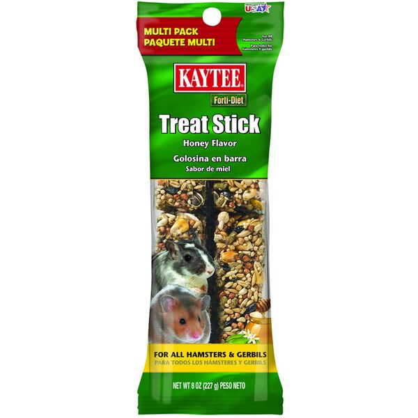 Kaytee Products Kaytee Forti-Diet Honey Sticks Gerbil/Hamster Food 8 oz - 100037428