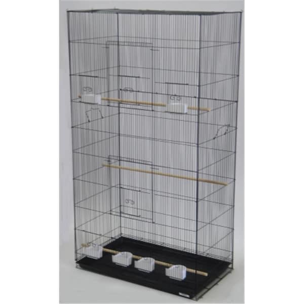 Yml Lot of Three XLarge Bird Breeding Cages in Black - 3X2494BLK