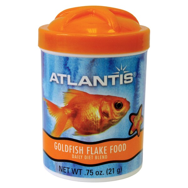 Wardley Atlantis Fresh Seafood Flakes Fish Food 0.75 oz - A01261