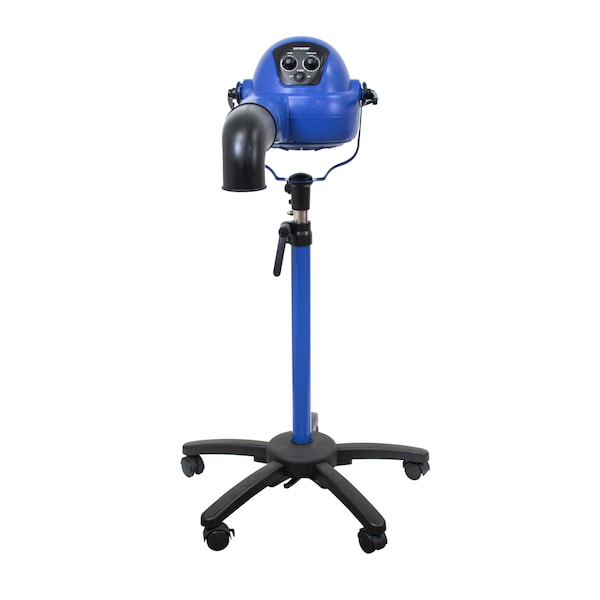 Xpower Finishing Stand Pet Dryer W/ Heat and Anti-Frizz Technology, 1/4 HP, 300 CFM, 12 Amps, Variable Speed, Brushless DC Motor - B-16
