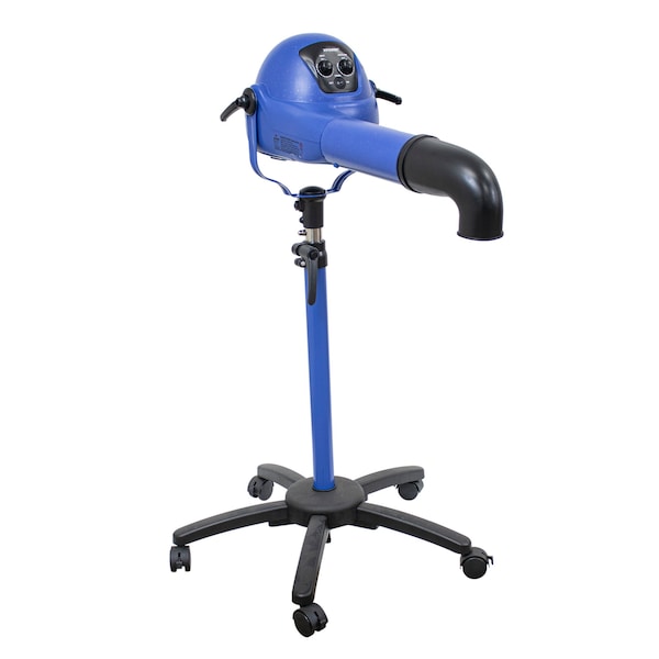 Xpower Finishing Stand Pet Dryer W/ Heat and Anti-Frizz Technology, 1/4 HP, 300 CFM, 12 Amps, Variable Speed, Brushless DC Motor - B-16