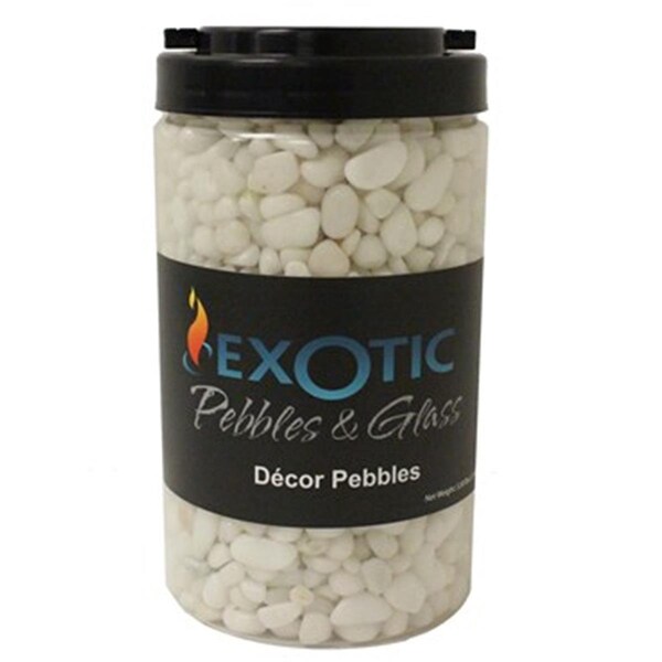 Worshiper Adorador 5.5 lbs Snow White Exotic Pebbles Gravel - WO3852411