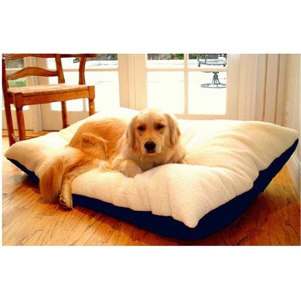 Majestic Pet 42x60 Extra Large Rectangle Pet Bed- Blue - 788995651628