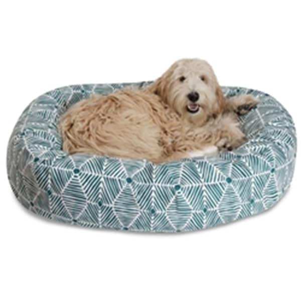 Majestic Pet 40 in. Charlie Emerald Sherpa Bagel Bed - 78899554470