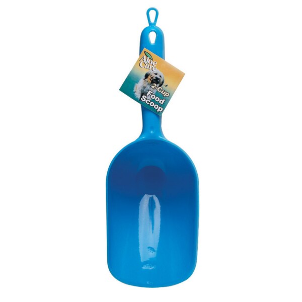 Aloe Care Aloe Care Blue Plain Plastic 16 oz Pet Food Scoop For Universal - A00630