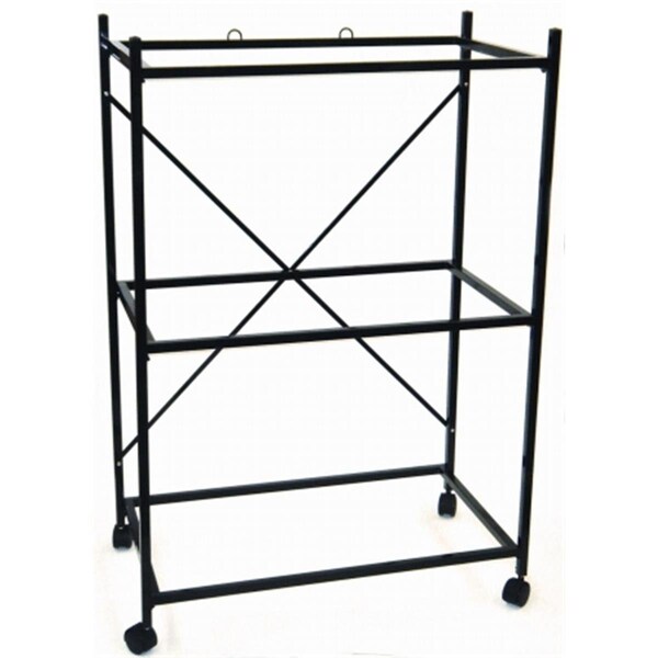 Peticare Three Shelf Stand for Medium Bird Breeding Cage in Black - PE145690
