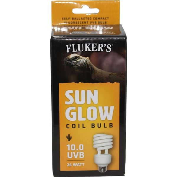 Flukers 26 watt Sun Glow Coil Bulb Desert 10.0 UVB - 23008