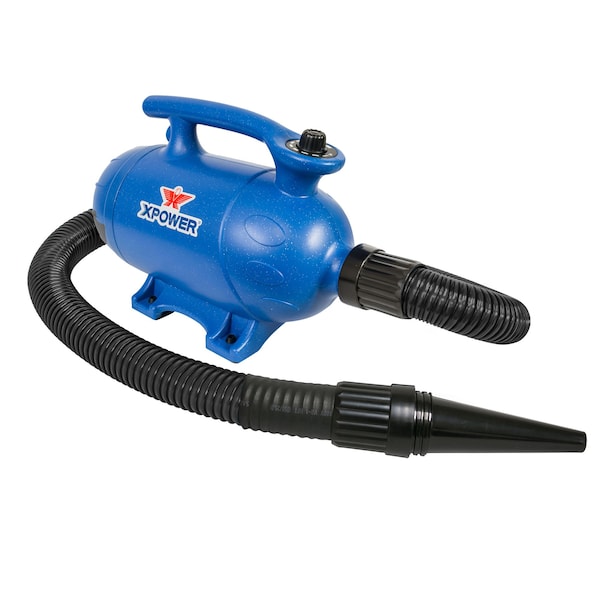 Xpower Professional Force Air Pet Dryer, 3 HP, 150 CFM, 10 Amps, Variable Speed - B-4