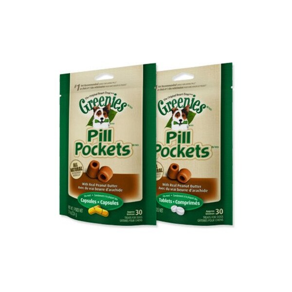 Greenies Greenies Hickory Smoke Pill Pockets For Dogs 7.9 oz 1 pk - 428273