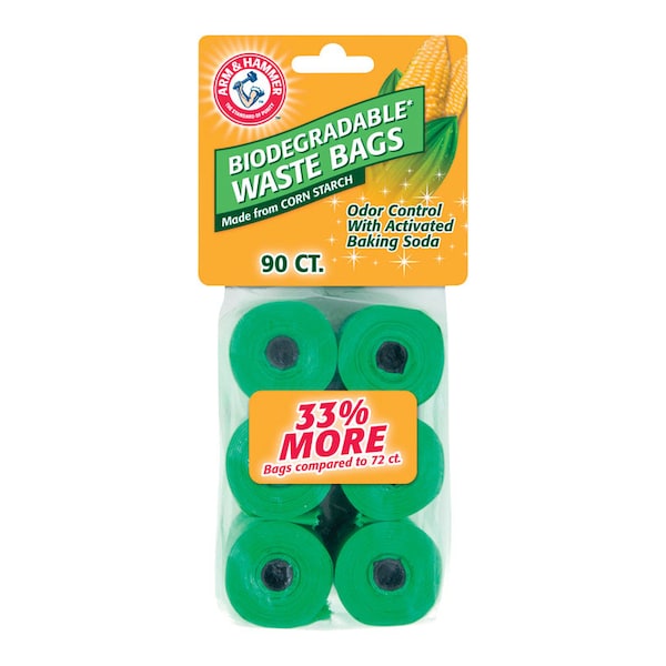 Arm & Hammer Arm & Hammer Plastic Biodegradable Waste Bags 90 pk - 71091