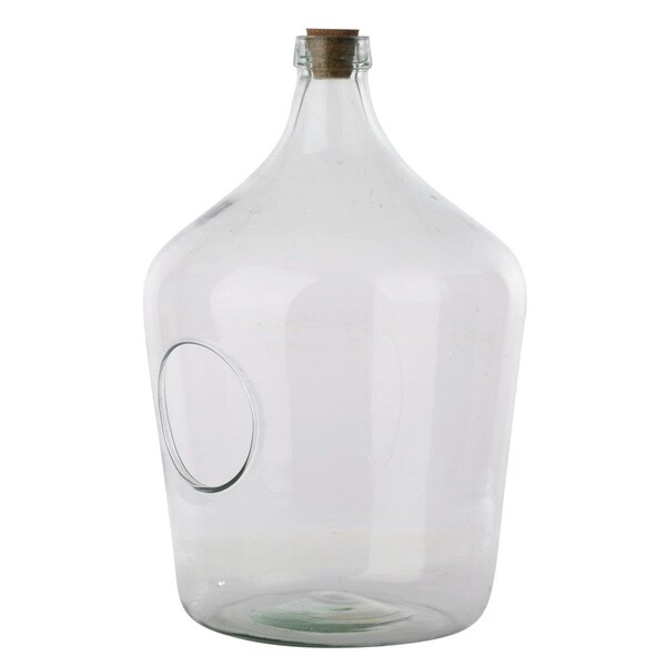 Esschert Design 10L Front Open Terrarium Bottle, Clear - Glass - Large - AGG85