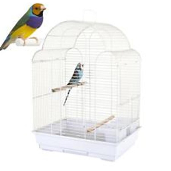 Yml 58344814WHT 067 in Bar Spacing Small Parrot Cage White 18 x 14 in - 5834_4814WHT