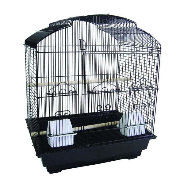 Yml 58344814BLK 067 in Bar Spacing Small Parrot Cage Black 18 x 14 in - 5834_4814BLK