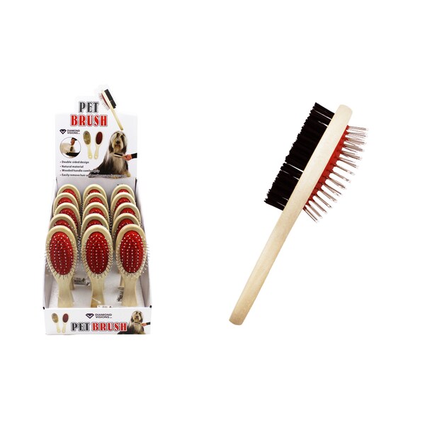 Diamond Visions Diamond Visions Double Sided Pet Brush 1 pk - 11-2313