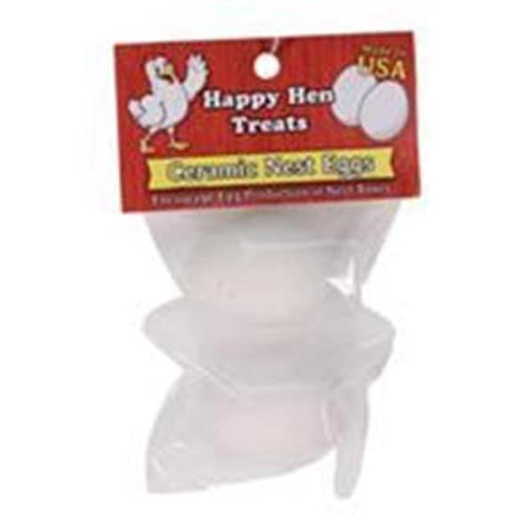Durvet - Happy Hen D Durvet-Happy Hen D-Happy Hen Ceramic Nest Eggs- White 2 Pack 089-17056 - 698879