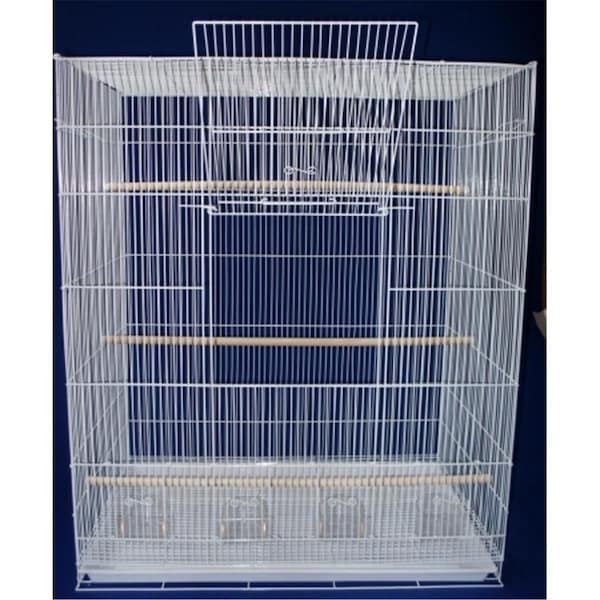 Yml Lot of Four Large Bird Breeding Cages in White - 4X2484WHT