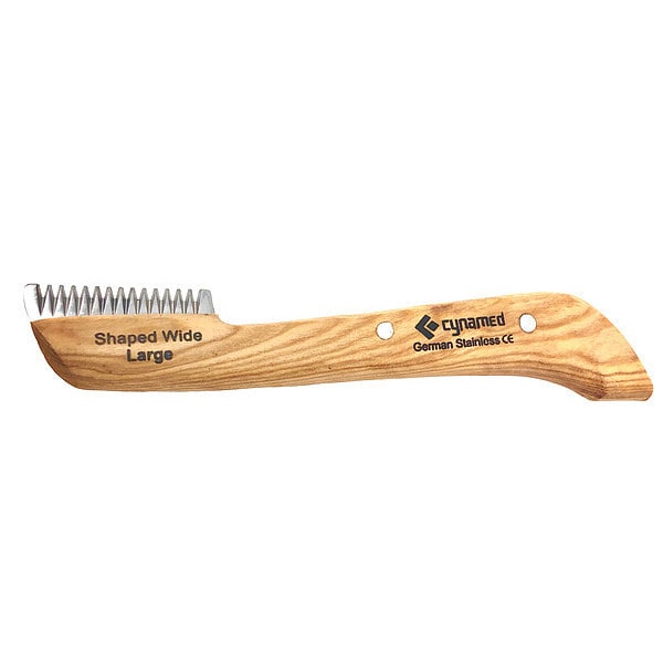 Cynamed Pet Stripping Knives, Wood, Thick - CYZR-0199