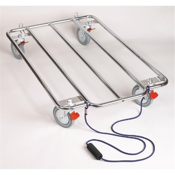 Pamperedpets ProSelect Kennel Kart Chrome with Wheels S - PA3124365