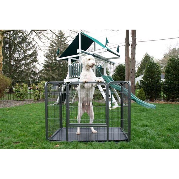 Reincarnation 36 in. Heavy Duty Rectangle Tube Pen Dog Cat Pet Training Kennel Crate - RE2433830