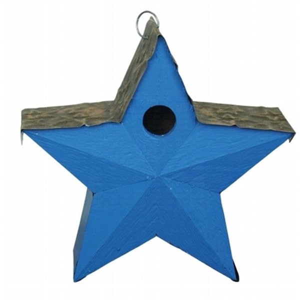 Songbird Essentials Songbird Essentials Country Star Birdhouse Blue - SE917
