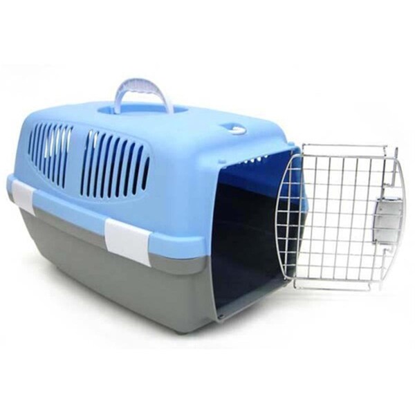 Peticare Small Plastic Carrier in Blue - PE2690760