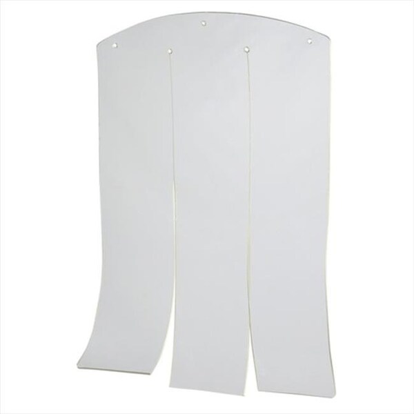 Fly Free Zone Plastic Door for Peaked Roof Dog House; Medium - FL30743