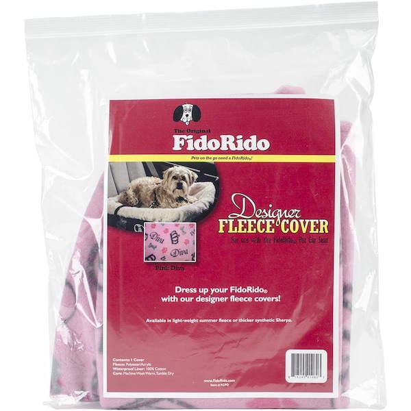Fido Pet Products Fleece Cover Pink  Diva - FIDOFCFCPD
