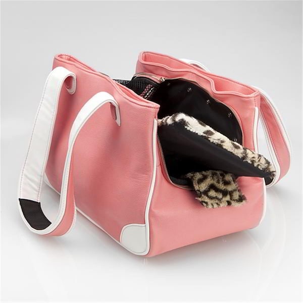 Jcla I Love New Yorkie Canvas Tote- Pink - YK-P-C