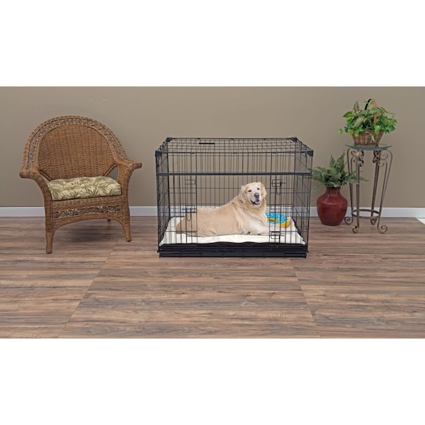 Petpride 42 in. Sliding Double Door Dog Crate - Large - PE2597321