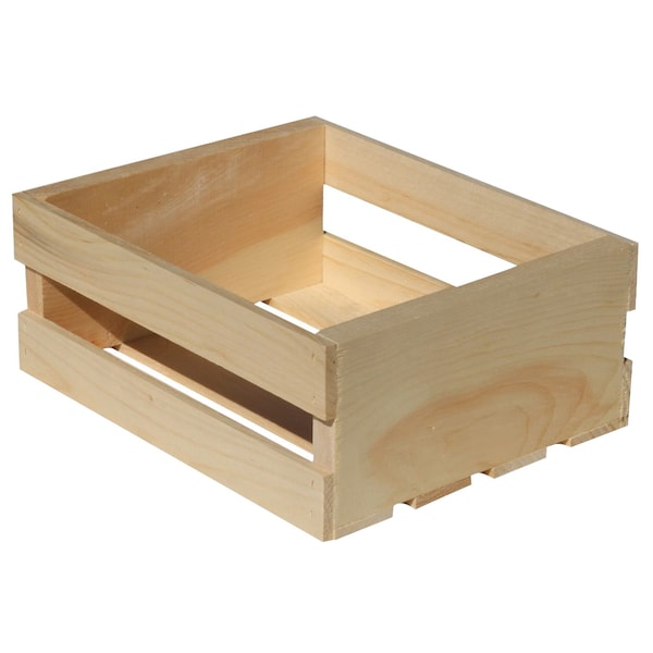 Demis Products. Demis Products 4.75 in. H X 9.625 in. W X 11.75 in. D Storage Crate Natural - 1070248504