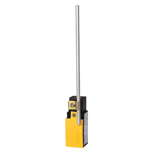 Interruptor de límite Eaton, varilla ajustable, rotativo, 1NC / 1NO, 6A @ 250V AC, Ubicación del actuador: Lateral - LSM-11S-RRM