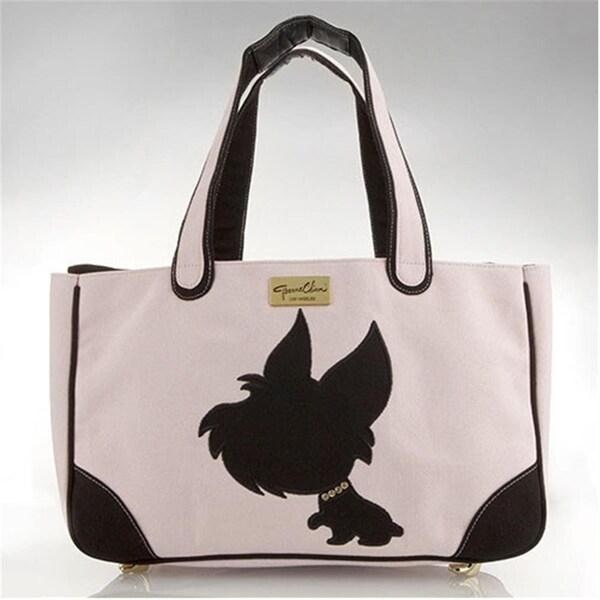 Jcla I Love New Yorkie Canvas Tote- White - YK-W-C