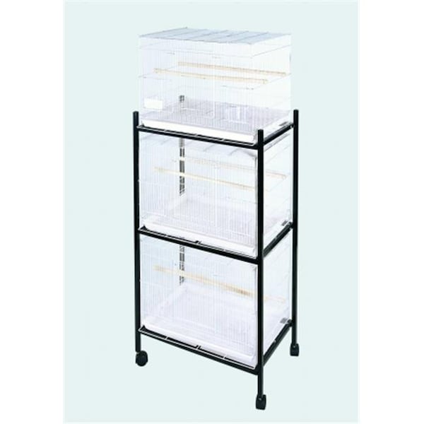 A & E Cage A & E Cage 503 Stand-3 Black 3 Tier; Stand for 503 Cages - 503 STAND-3 BLACK