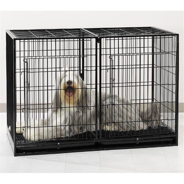 Pet Pals Pet Pals ZW52052 Modular Cage Base X-Tall with Plastic Tray S - ZW52052