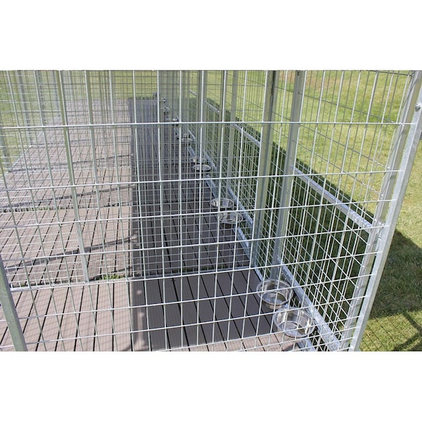 K9 Kennel Store 4ft X 8ft Multiple PRO Full Stall Dog Kennels x5 - MPR4X8FSX5