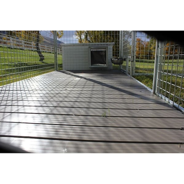 K9 Kennel Store 4ft X 12ft Complete K9 Condo PRO Dog Kennel and Cube Dog Houses - CCO4X12PR